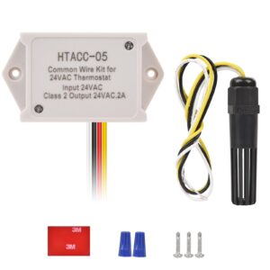 C Connected, Compatible with 24VAC Heating and Cooling Systems and Operates Without Batteries, for Multi-Function Remote Control