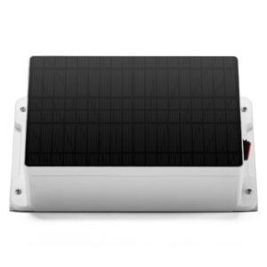 Solar Fence Charger, 5.6 Miles Solar Electric Fence Charger, 0.2 Joules, Preventing Predators from Intruding, IP66 Waterproof, Save Your Money