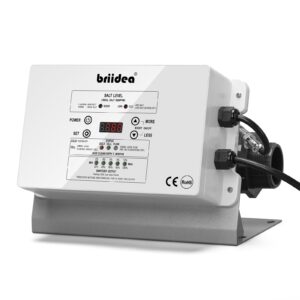 Pool Salzwasseranlage, Chlorinator Salzwassersystem mit US-Titanzelle f??r Aufstellpools bis zu 56.800 Liter, 6G/H, kompatibel mit Intex-Pools, IP66 wasserdicht