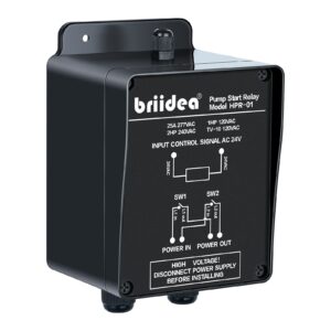 Pump Start Relay Sprinkler System 1-2 HP at 120/240V