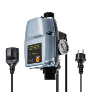 Automatischer Pumpendruckregler, Elektronische Pumpensteuerung Druckschalter f??r Kreisel-, Tauch- Tiefbrunnenpumpen gartenpumpe mit Betriebsdruck von 10 bar