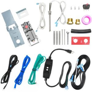 RV Electric Hybrid Water Heater Kit with GFCI & Replaceable Anode Rod (Patent Pending), Compatible with Suburban/Atwood 10-Gallon Models