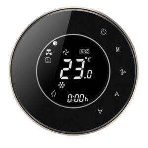 Central air conditioning temperature controller digital temperature control panel intelligent WiFi remote fan coil new air controller constant temperature black